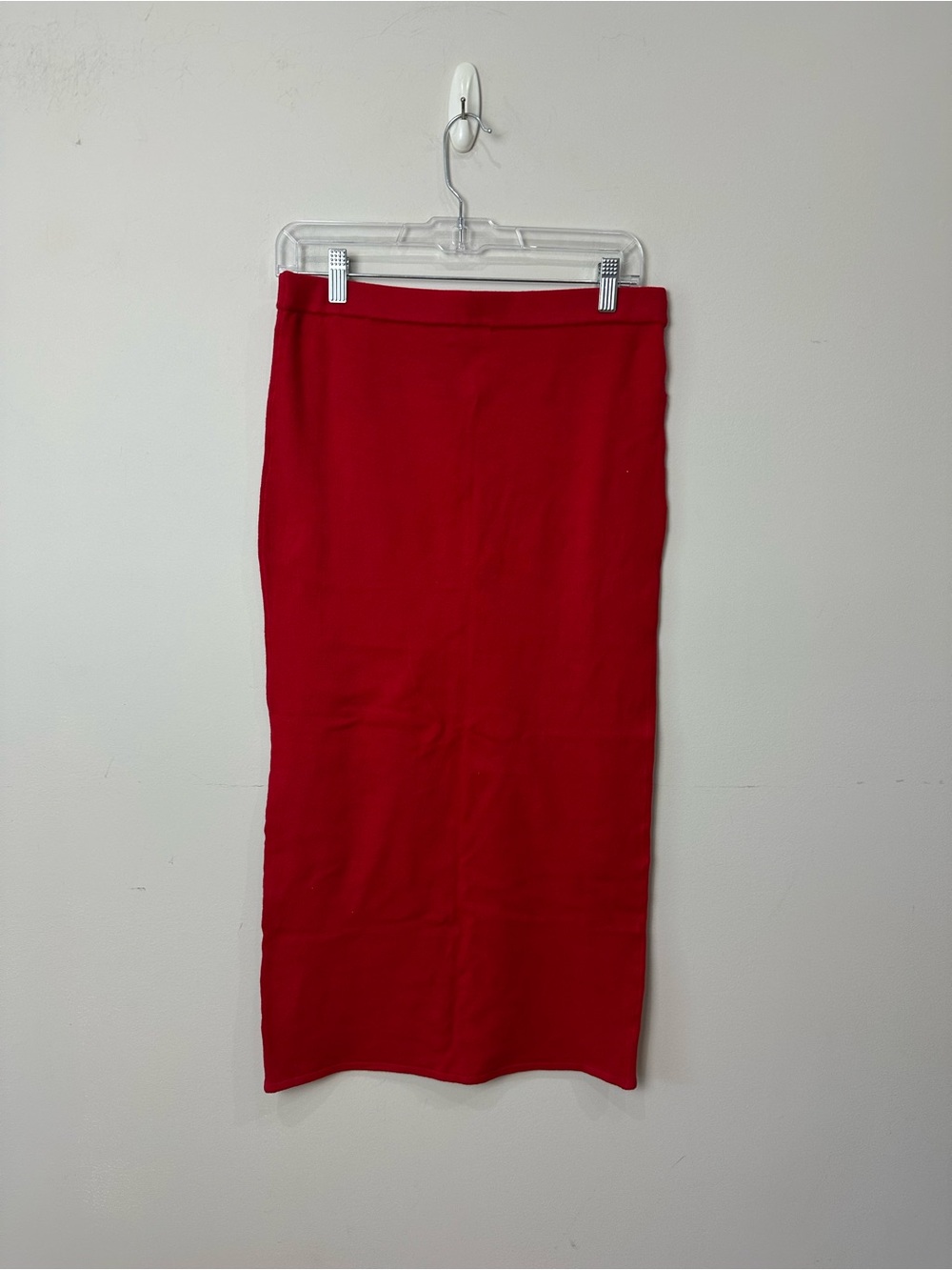 Gap Stretch Midi Skirt Modern Red TALL - Picture 4 of 6